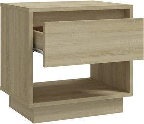 vidaXL Κομοδίνα 2 τεμ. Sonoma Δρυς 45 x 34 x 44 εκ. Επεξεργ. Ξύλο
