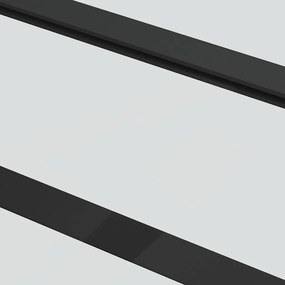 vidaXL Συρόμενη Πόρτα με Μηχανισμό 90x205 εκ. Γυαλί ESG &amp; Αλουμίνιο