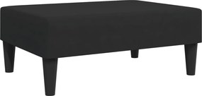 vidaXL Υποπόδιο Μαύρο 77x55x31 εκ. Βελούδινο