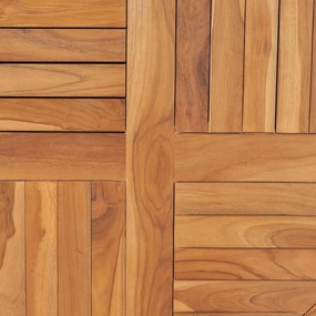 vidaXL Επιφάνεια Τραπεζιού Στρογγυλή 2,5 εκ. 80 εκ. Μασίφ Ξύλο Teak