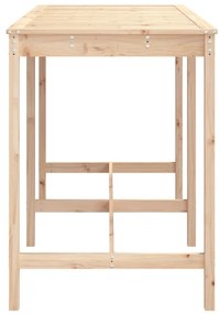 vidaXL Τραπέζι Κήπου 159 x 82,5 x 76 εκ. από Μασίφ Ξύλο Πεύκου