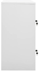vidaXL Φοριαμοί 5 τεμ. Ανοιχτό Γκρι/Πράσινο 90x45x92,5 εκ. Ατσάλινοι