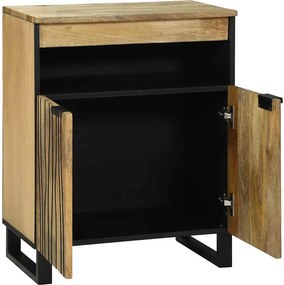vidaXL Πλαϊνό Γραφείο Καφέ 60 x 33 x 75 cm Μασίφ ξύλο μάνγκο
