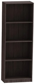 Βιβλιοθήκη Presley σε ανθρακί-wenge απόχρωση 60x30x167εκ Υλικό: CLIPBOARD WITH MELAMINE 248-000009