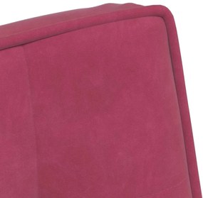 vidaXL Καρέκλα χαλάρωσης Wine Red 64x74x84 cm Velvet