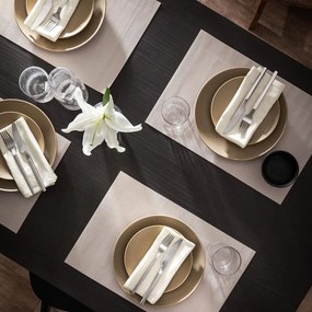 Σουπλά &amp; Πετσέτες Φαγητού (Σετ 8τμχ) Gofis Home Waverly Shell Beige 132/06