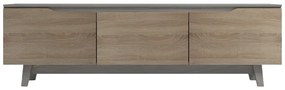 Έπιπλο τηλεόρασης Kasandra pakoworld μπεζ μαρμάρου-sonoma 180x35x48.5εκ