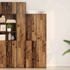 vidaXL Highboard Παλιό ξύλο 70 x 42,5 x 185 εκ