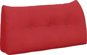vidaXL Μαξιλάρι Πλάτης Κόκκινο 100 x 24 x 50 εκ ύφασμα