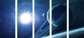 Εικόνα 5 μερών πλανήτης στο διάστημα - 200x100