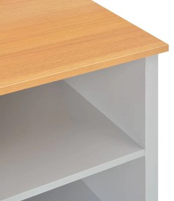 vidaXL Έπιπλο Τηλεόρασης Γκρι 95 x 39 x 58 εκ.