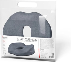 Εργονομικό Μαξιλάρι Καθίσματος Yesido MG27 Memory Foam 42x37cm Γκρι