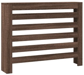 vidaXL Κάλυμμα Καλοριφέρ Καφέ Δρυς 104x20x82 εκ. Επεξεργασμένο Ξύλο