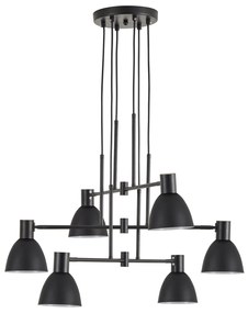 SE21-BL-100-MS2 ADEPT PENDANT Black Metal Pendant Black Metal Shade+ HOMELIGHTING 77-8880