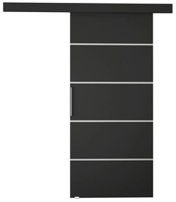 Συρόμενες πόρτες Atlanta 182, 33 kg, Μαύρο, Πλαστικοποιημένη μοριοσανίδα, Αλουμίνιο | Epipla1.gr