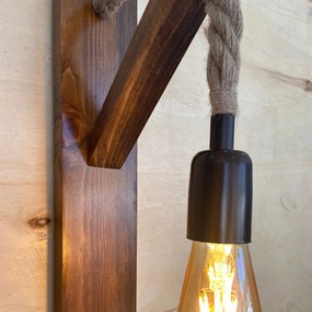 Απλίκα Τοίχου A-G Ahsap 806ALD1467 Walnut