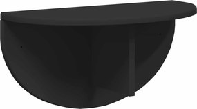 vidaXL Ράφι Τοίχου Μαύρο 48 x 24 x 24 εκ