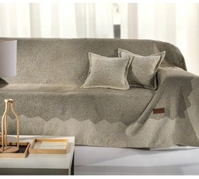 Ριχτάρι Vento Natural Guy Laroche Διθέσιο 180x250cm Βαμβάκι-Chenille