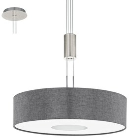 Φωτιστικό Οροφής Led Romao 95348 Grey Eglo Metal, Fabric
