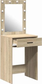 vidaXL Τραπέζι περιποίησης Δρύς Sonoma 50 x 41 x 135 εκ