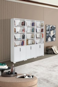 Βιβλιοθήκη Λευκό DOPOZE 180x30x2