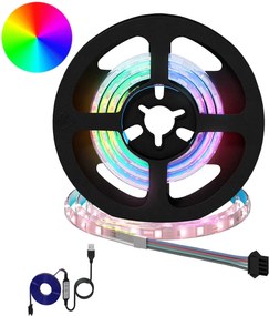 vidaXL Λωρίδα LED 12 pcs Μαύρο και Διαφανές 550 χιλ