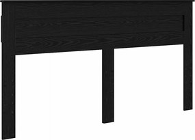 vidaXL Κεφαλάρι Μαύρη Οξυά 180 cm Επεξεργασμένο ξύλο
