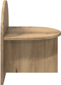 vidaXL Κομοδίνο Artisan Δρυς 40 x 35,5 x 45,5 εκ.