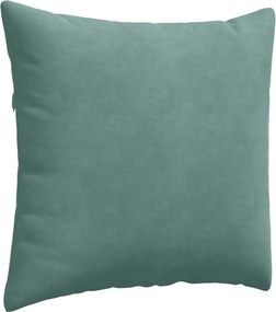 vidaXL Μαξιλάρι Καναπέ 2 pcs Θαλασσί 45 x 45 cm Υφασμάτινο Κορντουρά