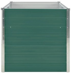 vidaXL Ζαρντινιέρα Ψηλή Πράσινη 160x80x77 εκ. Γαλβανισμένος Χάλυβας