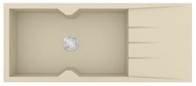 Sanitec Granite 817 Ocra Γρανιτένιος Νεροχύτης 116 1B 1D 80cm