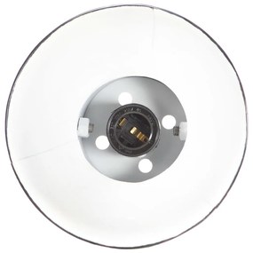 vidaXL Φωτιστικό Τοίχου Industrial Μαύρο 65x25 εκ. Ε27