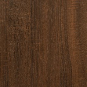Έπιπλο Τηλεόρασης Καφέ Δρυς 160x35x55 εκ. Επεξεργασμένο Ξύλο - Καφέ