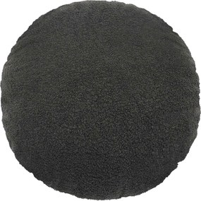 vidaXL Κάλυμμα Μαξιλαριού 6 pcs HEERLEN Σκούρο Γκρι Ø 60 cm Μπουκλέ