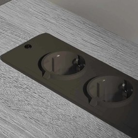 vidaXL Ντουλάπα με Σταθμό Φόρτισης 76 x 41 x 72 cm Επεξεργασμένο Ξύλο