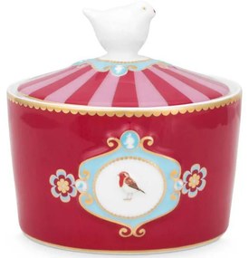 ΔΟΧΕΙΟ ΖΑΧΑΡΗΣ 300ml PIP STUDIO - LOVE BIRDS 51008004 (ΚΟΚΚΙΝΟ)