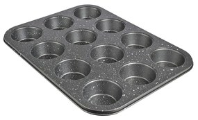 Φόρμα Muffin 12 Θέσεων Αντικολλητική Χάλυβα Estia 36x27x3εκ. 01-5276