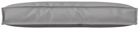 vidaXL Μαξιλάρι παλέτας για πλάτη Γκρι 80 x 40 x 12 cm Ύφασμα Oxford