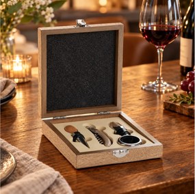 ΣΕΤ SOMMELIER SOMMELIER KIT 4PCS WOOD MARC 160753