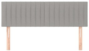 vidaXL Κεφαλάρια Αν. Γκρι 144x5x78/88 εκ. Ύφασμα
