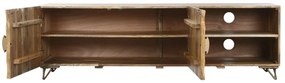 Τηλεόραση Home ESPRIT Φυσικό 160 x 40 x 50 cm