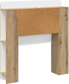 vidaXL Κρεβάτι με Κεφαλάρι Artisan Δρυς Μηχανικά επεξεργασμένο ξύλο