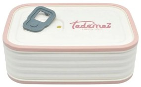 Φαγητοδοχείο 833955 15,5x10,8x5,3cm 580ml White-Light Pink Ankor Plastic