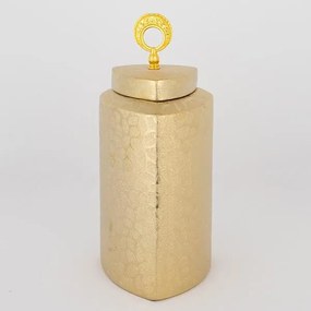 ΒΑΖΟ ΚΕΡΑΜΙΚΟ ΧΡΥΣΟ 14.5x14.5x32cm|752-20113