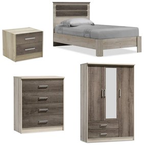 Intrahome Φοιτητικό πακέτο επίπλων υπνοδωματίου DreamCatcher 3 Intrahome σετ 4 τμχ | SKU: INTRAPA-311111831