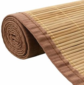 vidaXL Χαλί Καφέ 100 x 160 εκ. από Μπαμπού