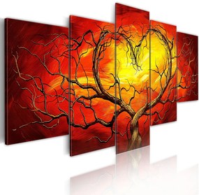Πίνακας - Burning heart 200x100