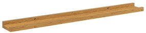vidaXL Ράφι Τοίχου με ράφι 4 pcs Μπεζ 80 x 9 x 3 cm Επεξεργασμένο ξύλο