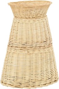 vidaXL Καλάθι Γάτας Σετ 3 τεμ. με Μαξιλάρια 47x34x60 εκ. Φυσική Ιτιά