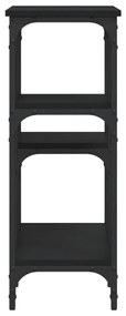 Τραπέζι Κονσόλα Μαύρο 80x29x75 εκ. Επεξεργασμένο Ξύλο - Μαύρο